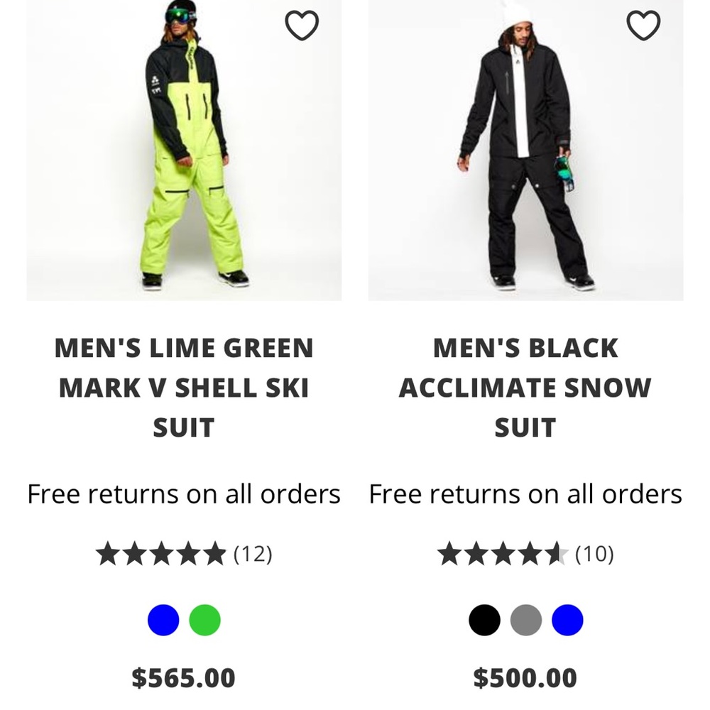 Oneskee ski suit onesie acclimate